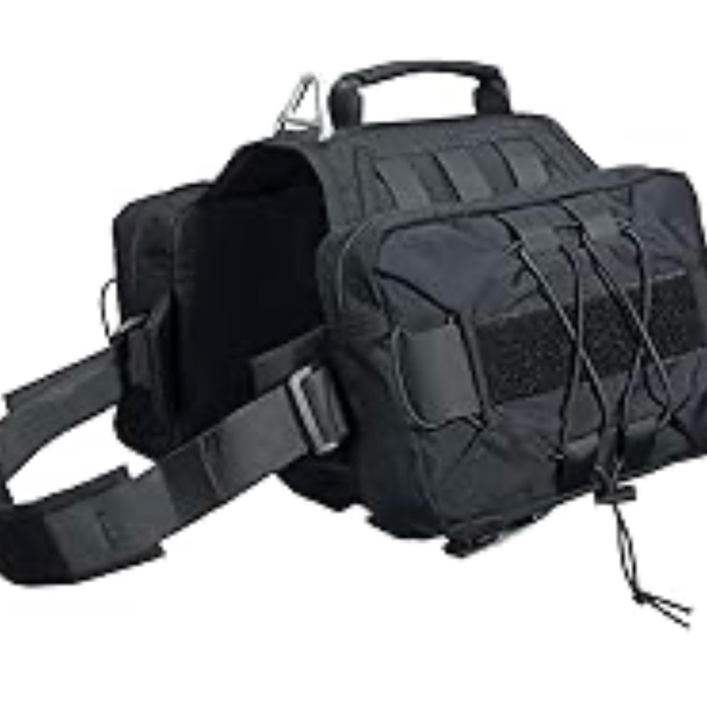 Tactical Dog Harness elite spanker saddle bag